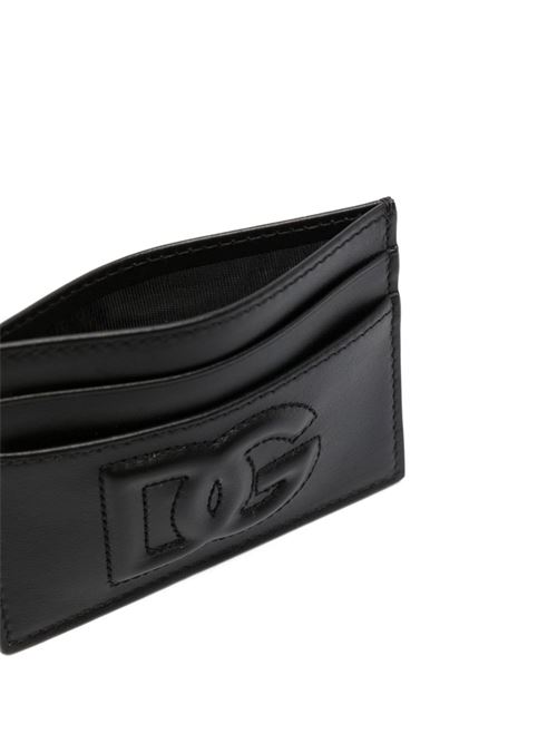 Card holder with embossed logo DOLCE&GABBANA | BI0330AG08180999